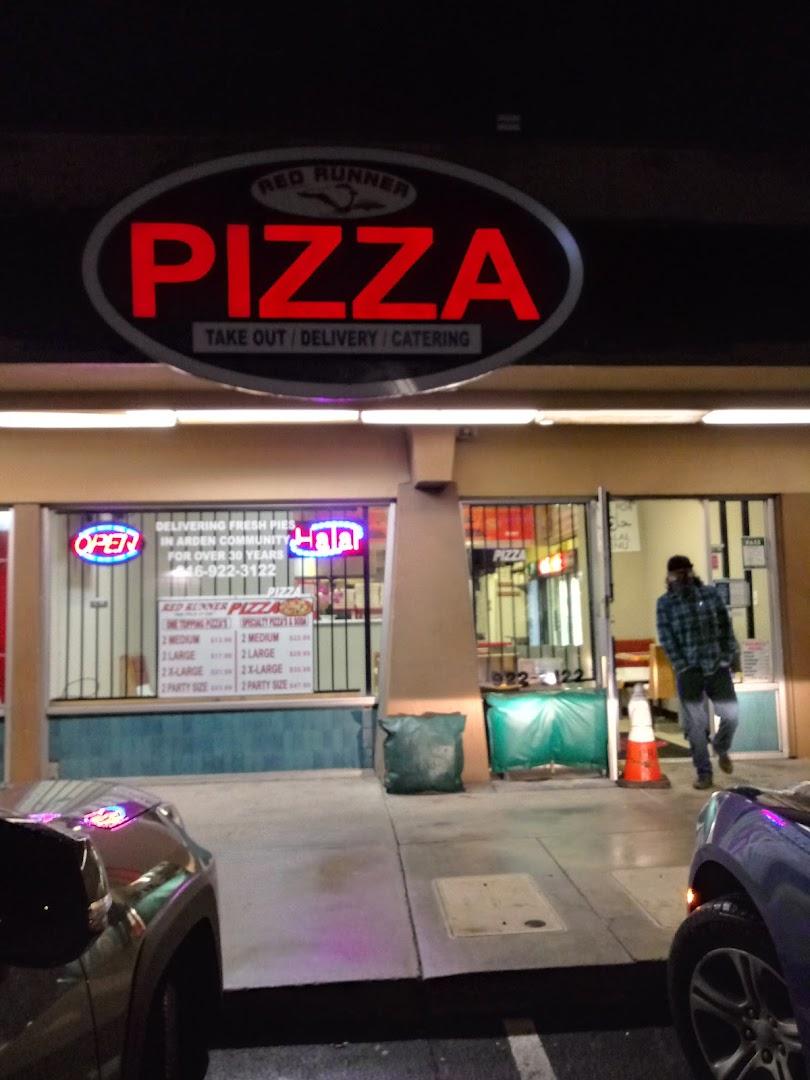 Red Runner Pizza Menu
