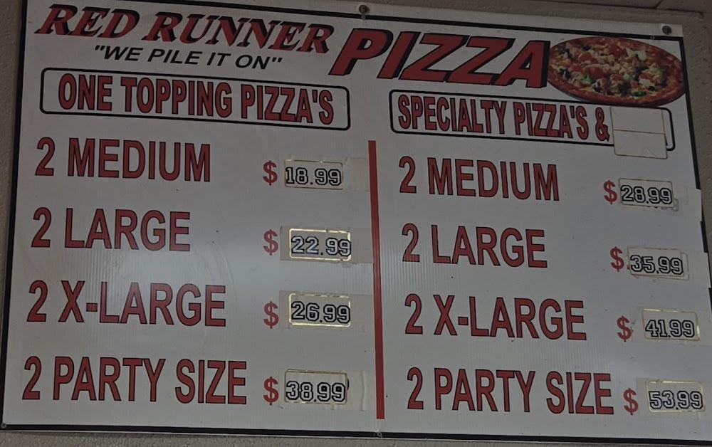 Red Runner Pizza Menu image 1